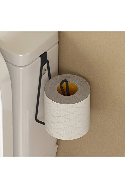 Choice حامل ورق تواليت أسود من الفولاذ المقاوم للصدأ يُثبت على الحائط - تصميم...