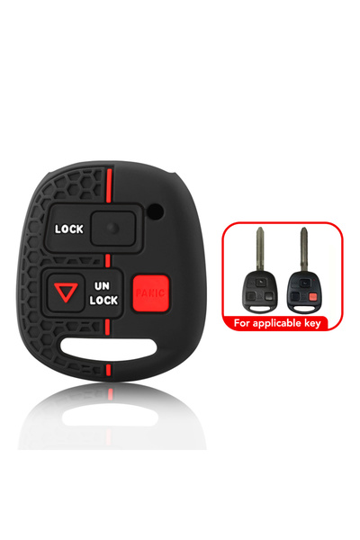 Choice غطاء مفتاح سيارة من السيليكون الرمادي، مزود بزرين أو ثلاثة، مناسب لسيا...