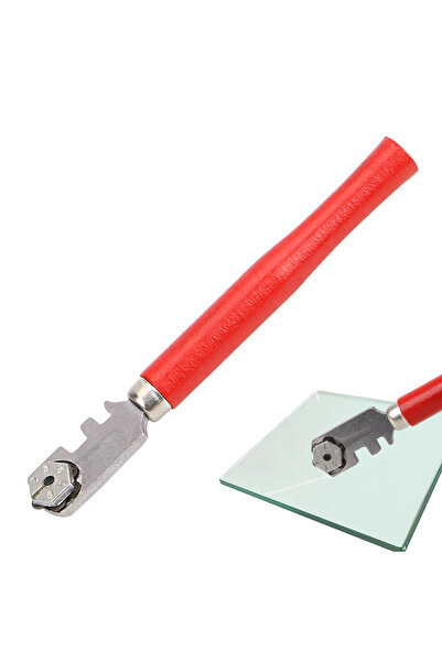 Choice 1 PCS Professional Glass Tile Cutter Window Craft Wooden Handle 130mm ...