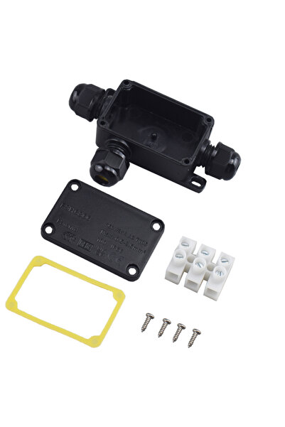 Choice صندوق توصيل أسلاك كهربائية ثلاثي الاتجاهات مقاوم للماء بمعيار IP66، مز...