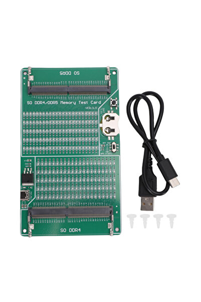Choice جهاز اختبار ذاكرة DDR4 وDDR5 أخضر اللون، محلل تشخيصي للذاكرة 2 في 1، ج...