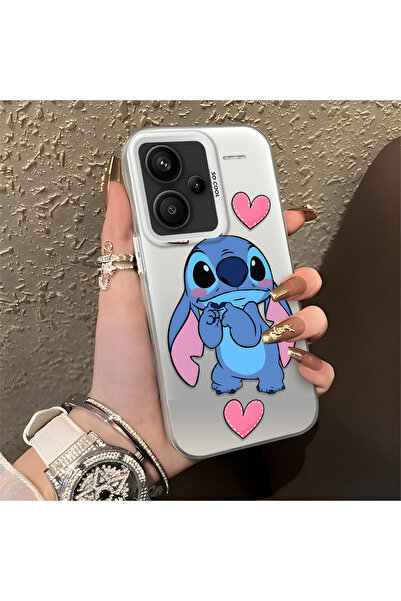 PATTERNOVA Redmi Note 13 Pro Plus+ 5G Uyumlu Stitch Kılıf Kırılmaz Koruma Sev...