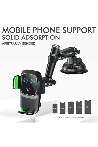 Choice حامل هاتف محمول عالمي كبير الحجم من نوع كوب الشفط، مقاوم للصدمات، من جرين