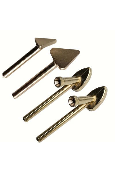 Choice 4pcs 4Pcs plastic welding replaces the tip, soldering iron tip, plasti...