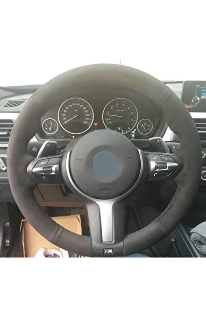 Choice Style 4 Car Steering Wheel Cover Anti-Slip Suede Leather For BMW M Spo...