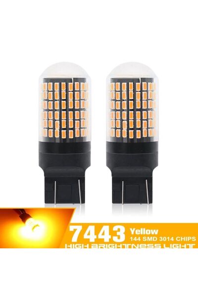 Choice 7443 W21/5W T20 2x كهرماني تحديث 2025 كهرماني 7443 7440 T20 LED CANBUS...