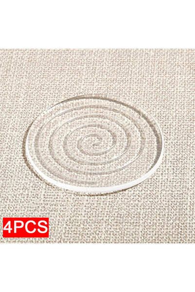 Choice 4 قطع من وسادات السيليكون الدائرية 4 مم، مانعة للانزلاق، لتثبيت أرجل ا...