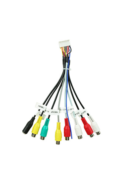 Choice RCA-M100 Universal 20 Pin RCA Cable Adapter Wiring Connector for Andro...