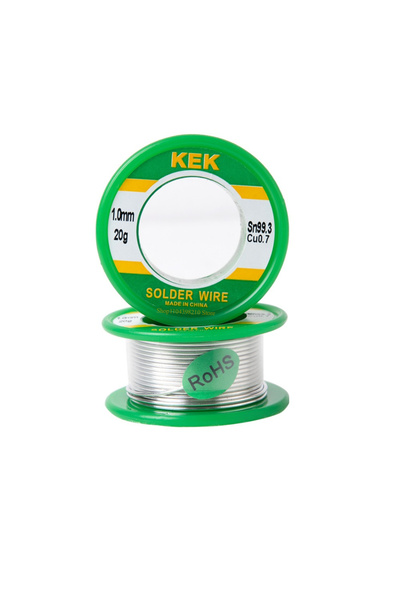 Choice 0.8mm 50g KEK lead-free solder wire ROHS small roll tin wire 20/30/50/...