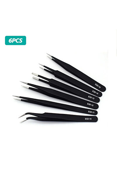 Choice الخيار الثاني: ملاقط مضادة للكهرباء الساكنة مصنوعة من الفولاذ المقاوم ...