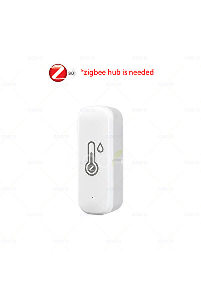 Choice مستشعر درجة الحرارة والرطوبة بتقنية Zigbee 3.0، جهاز قياس الرطوبة الدا...