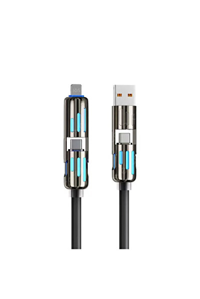 choice2 black USB、Type C, lightning-Max 240W Fast Charging and Data Sync MFIS...