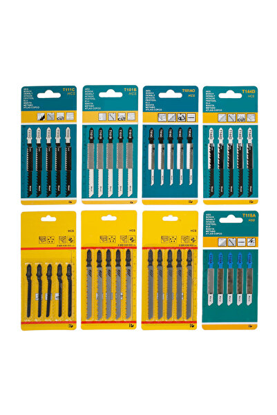 Choice مجموعة شفرات منشار متعددة الأغراض للقطع، 40 قطعة، من 10 إلى 50 قطعة، ش...