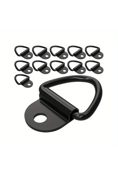 Choice1 10 قطع أو 10/20 قطعة من حلقات تثبيت خطافية سحب على شكل حرف D من الفول...