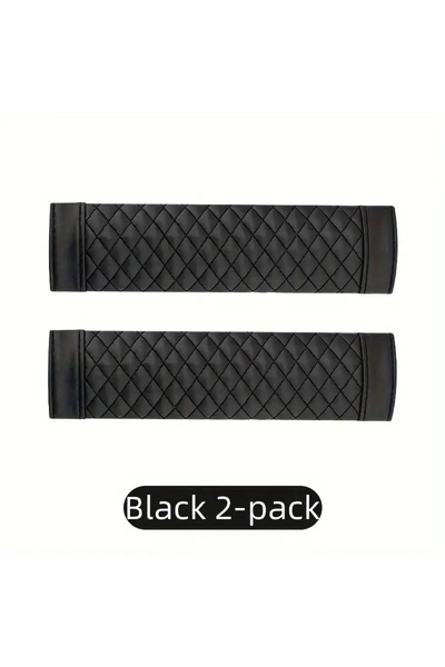 Choice Grey 2pcs 2-Piece Car Safety Seat Belt Comfort Kit - Adjustable Protec...
