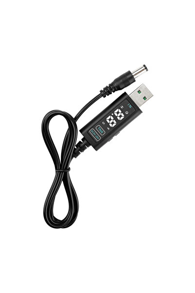 Choice كابل محول USB إلى تيار مستمر، جهد قابل للتعديل 12 فولت/20 فولت مع وظيف...