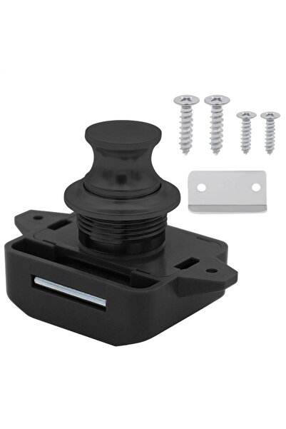 Choice Black Drawer Latch Cabinet Door Locks Boat Tools Push Button Lock RV A...