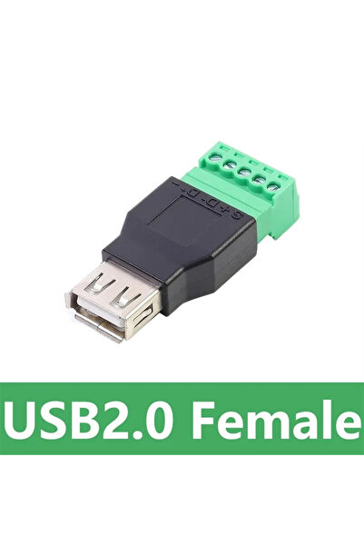 choice2 ZL-5K-Female USB 2.0 Type A ذكر/أنثى إلى موصل لولبي خماسي الأطراف مع ...