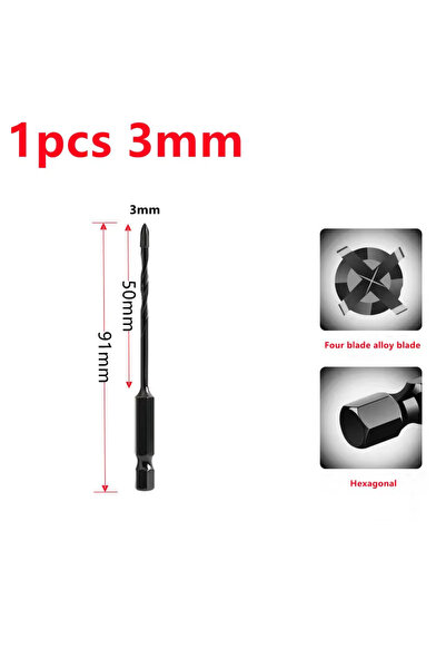 Choice6 Choice 3mm 3 4 5 6 8 10 12mm Cross Hex Tile Drill Bit For Glass Concr...