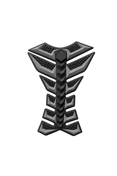 Choice Grey Universal Fuel Tank Sticker for Motorcycle Tank Pad 3D Fish Bone ...