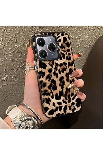 SLIMFELT Tecno Spark 20 Pro Uyumlu Lüks Leopar Kılıfı, Düşmeye Dayanıklı Sili...