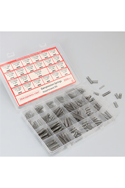 Choice 300 pcs 300PCS Premium Stainless Steel Compression Spring Assortment K...