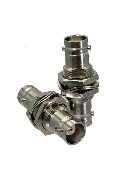 Choice 1Pcs BNC Female Nut To BNC Female Nut Jack Bulkhead in Series RF Adapt...
