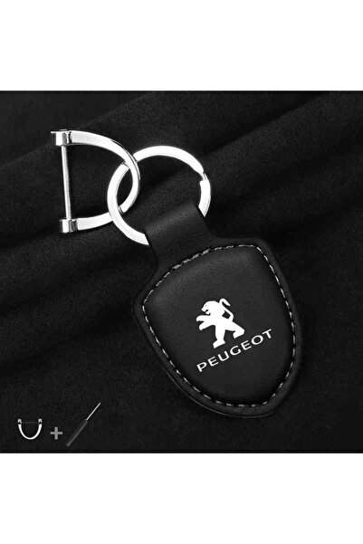 Choice ميدالية مفاتيح جلدية سوداء قديمة على شكل شعار سيارة، هدية مثالية لسيار...