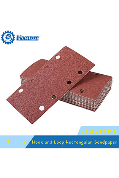 choice2 10 قطع من ورق الصنفرة 240 حبيبة، مقاس 93 × 185 مم، 8 ثقوب، مزودة بشري...