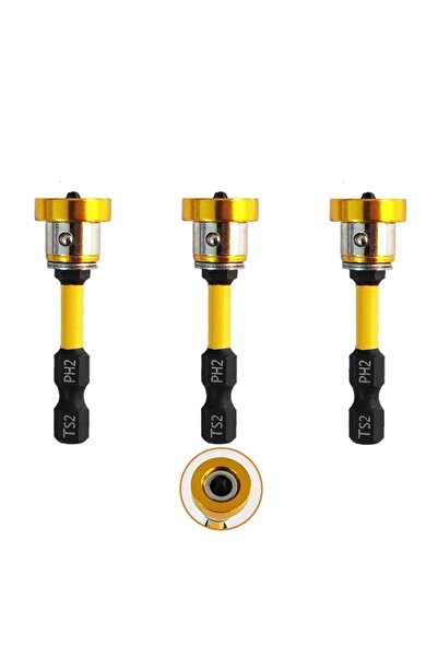 Choice مجموعة من 3 رؤوس مفك براغي فيليبس حمراء اللون، 50 مم، PH2، لتركيب ألوا...