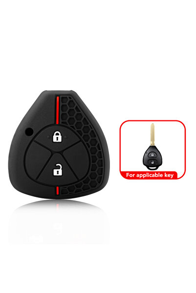 Choice حافظة مفاتيح بزرين لسيارات تويوتا ياريس/فيتز، أوريس 1 موديل 2007، كورو...