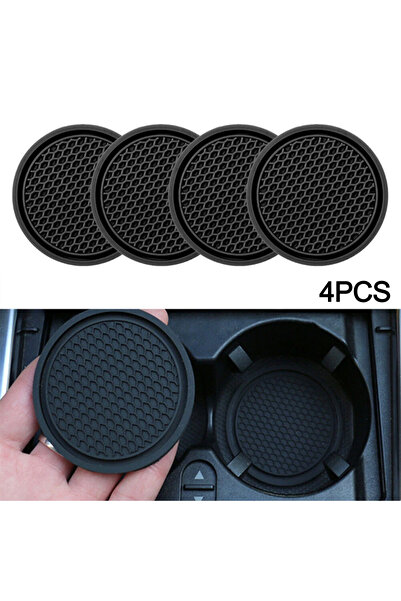 Choice 4pcs Car Cup Holder Anti-Slip Silicone Insert Coaster Mat Universal Ca...