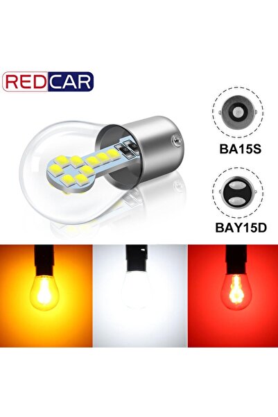 Choice 1156 Ba15S أصفر، قطعة واحدة، P21W LED Canbus، 1157 P21/5W BAY15D، 1156...