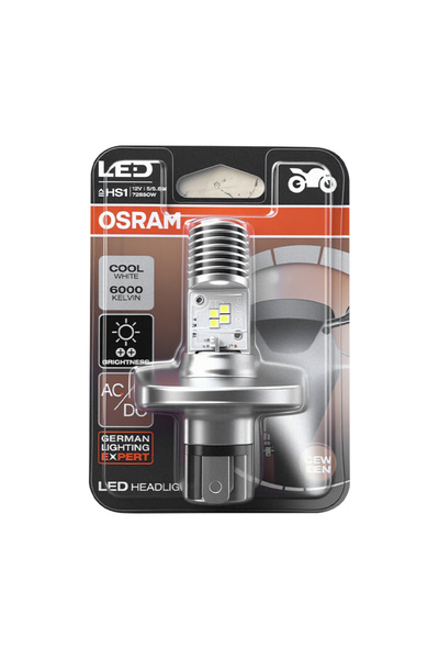 Choice1 مصباح أمامي LED من نوع H4، قطعة واحدة، من OSRAM HS1 7285CW، شعاع عالي...