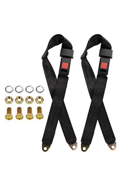 Choice1 2 Pack Adjustable Seatbelts Kit 2 Point Seat Belt for Electric Wheelc...