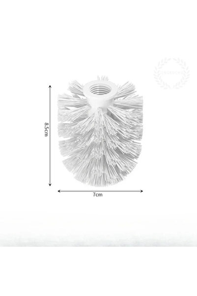 Choice رأس فرشاة منزلية بيضاء - قطعة واحدة (1/3 قطع) - رأس بديل أبيض بدون زوا...