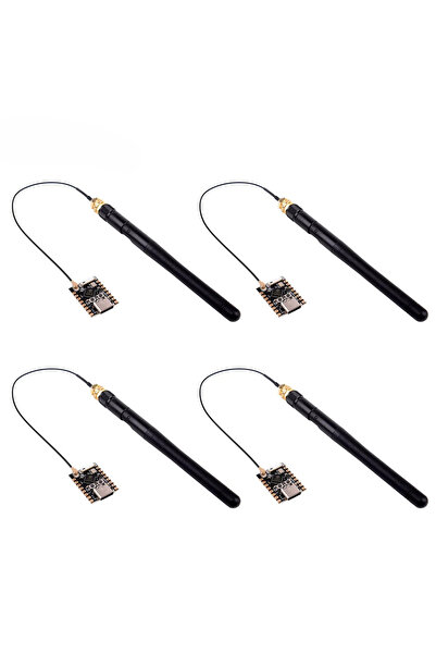 Choice مجموعة تطوير ESP32-C3 فائقة الصغر مكونة من 4 قطع مع هوائي: طاقة منخفضة...