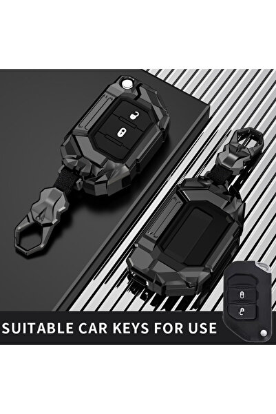 choice2 غطاء مفتاح السيارة من النوع F مناسب لسيارات جيب رانجلر ودودج جراند شي...
