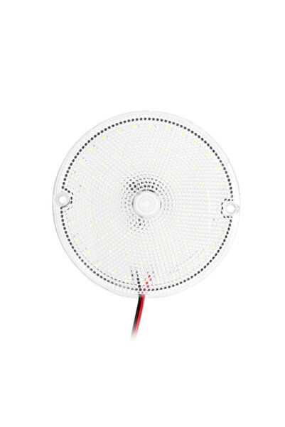 Choice مصباح داخلي دائري أبيض عالي السطوع 60 LED للشاحنات، بمفتاح شفاف، مناسب...