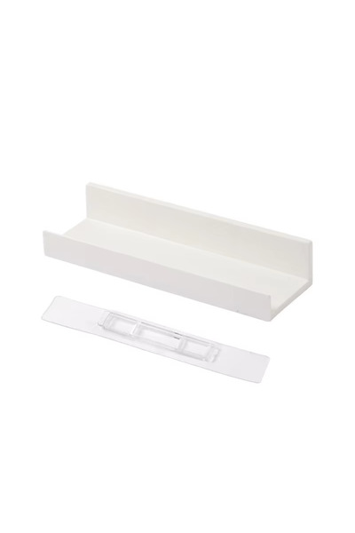 Choice WHITE Bathroom Shelf Makeup Storage Organizer Rack Self Adhesive No-dr...