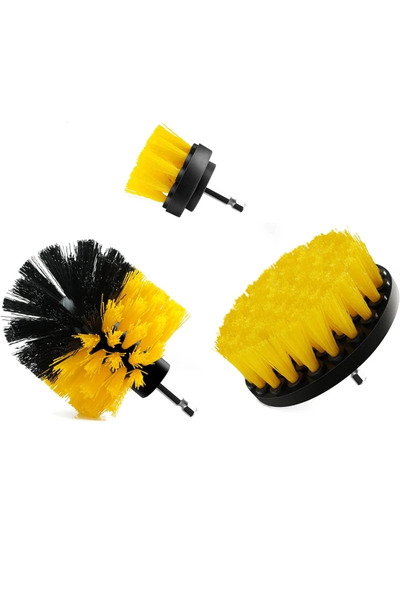 Choice 3 pcs Set 3Pcs Set Electric Scrubber Brush Drill Brush Kit Plastic Rou...
