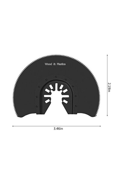 choice2 5pcs a set Multipurpose Cutting black 15-5PCS HCS Oscillating Saw Bla...
