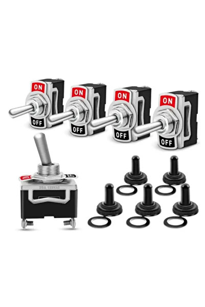 Choice 5 عبوات من 5 قطع مفاتيح تبديل هزازة شديدة التحمل للسيارة والقارب 15 أم...