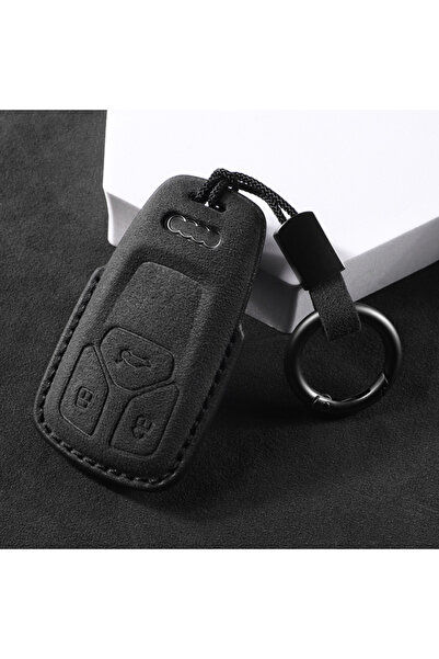 Choice B3 Leather Car Remote Key Cover Case Shell For Audi A4 B9 A5 A6 8S 8W ...