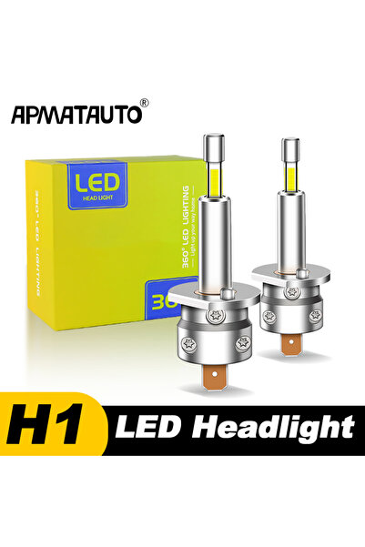 Choice 2pcs h1 white 2Pcs H1 H3 LED Headlight Bulb Mini 360 Size 30000LM CSP ...