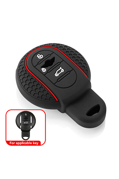 Choice ملحقات حامل مفتاح السيارة الأسود من Auto Shell لسيارات BMW Mini Cooper...