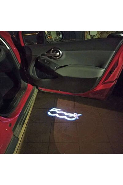 Choice قطعتان من مصابيح الترحيب LED لأبواب السيارة، ملحقات لسيارات فيات 500X ...