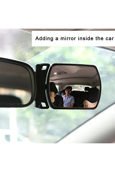 Choice black Auto Observing Back Seat Auxiliary Mirror Rotating Baby Car Rear...