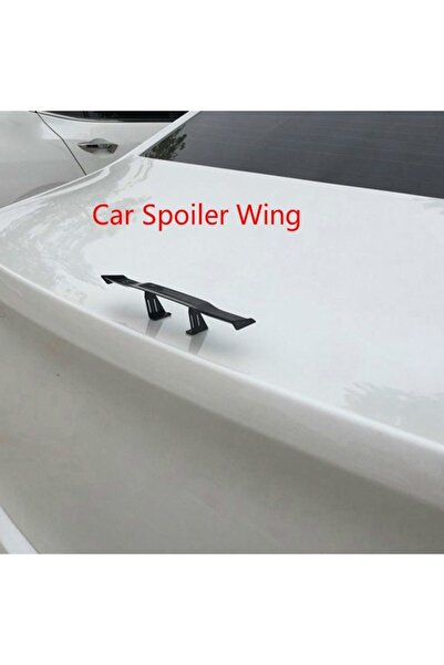 Choice1 Black Car Rear Spoiler Mini Spoiler Wing Small Model GT Carbon Fiber ...