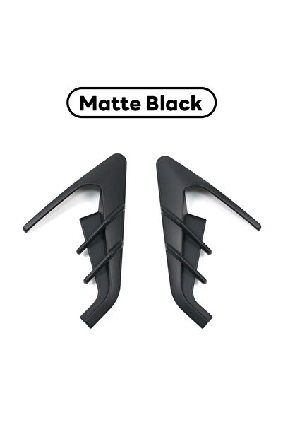 Choice غطاءان جانبيان للكاميرا باللون الأسود غير اللامع لسيارات تسلا الجديدة ...